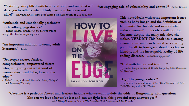 Reviews of "How to Live on the Edge" by Sarah Lynn Scheerger